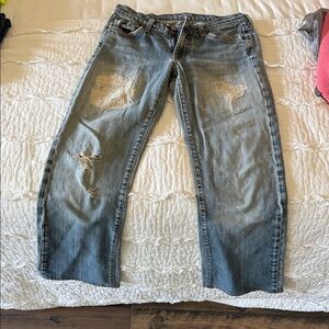 7 For All Mankind Denim Jeans with Contrast Stitching